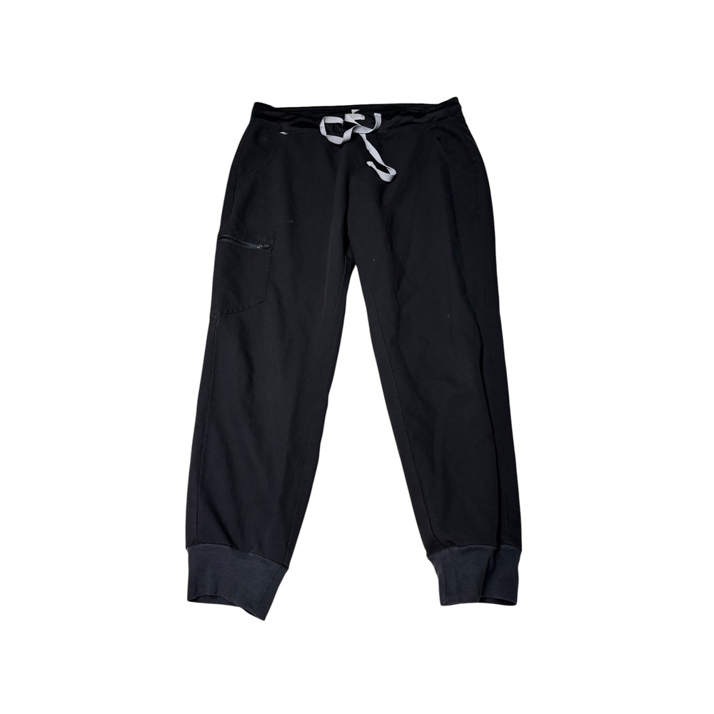 FIGS Technical Collection Zamora Jogger Scrub Pants Black Women M W32 L26 Petite